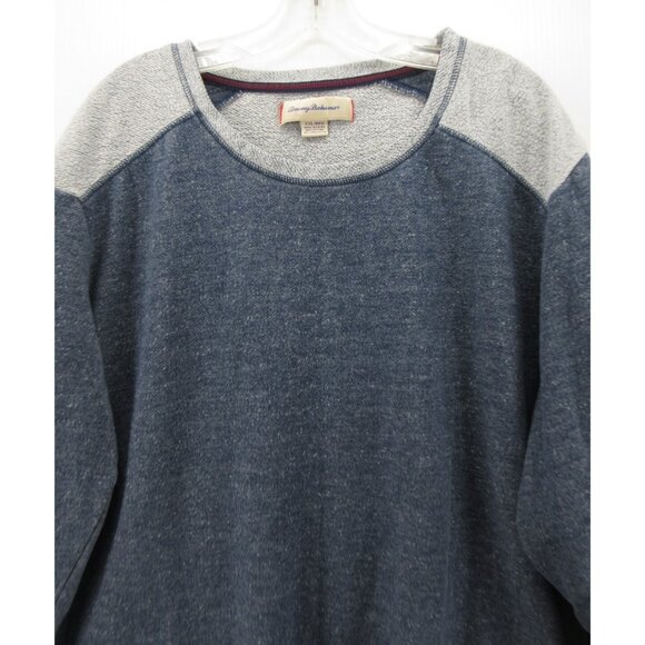 Tommy Bahama Sweater XXL Pullover Heathered Colorblock Marlin Logo - Picture 2 of 10